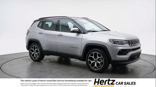 Silver Zynith Metallic Clearcoat 2025 Jeep Compass Limited