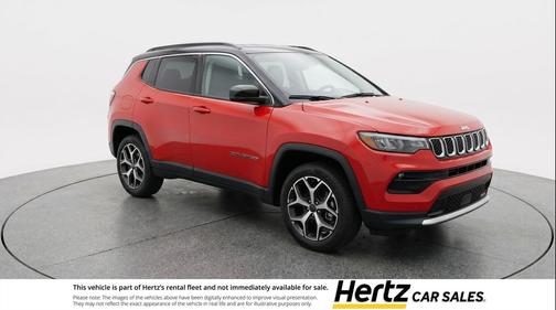 Red Hot Pearlcoat 2025 Jeep Compass Limited