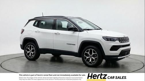 Bright White Clearcoat 2025 Jeep Compass Limited