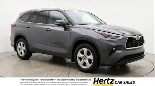 Magnetic Gray Metallic 2025 Toyota Highlander LE