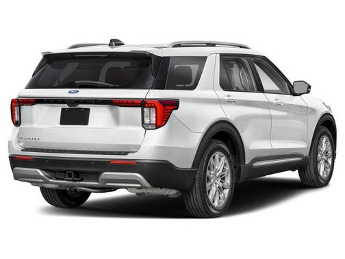 Space Silver Metallic 2026 Ford Explorer Platinum