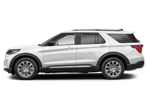 Space Silver Metallic 2026 Ford Explorer Platinum