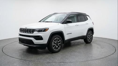 Bright White Clearcoat 2025 Jeep Compass Trailhawk
