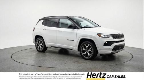 Bright White Clearcoat 2025 Jeep Compass Limited
