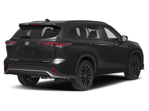 Midnight Black Metallic 2025 Toyota Highlander LE