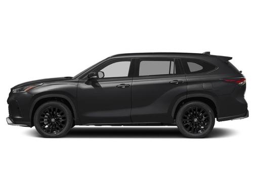 Midnight Black Metallic 2025 Toyota Highlander LE