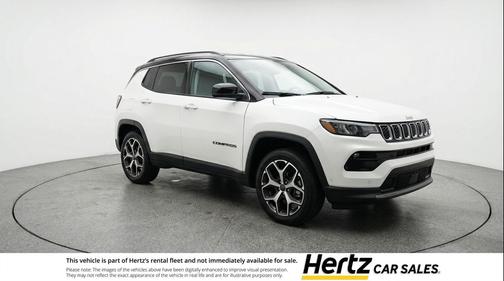 Bright White Clearcoat 2025 Jeep Compass Limited