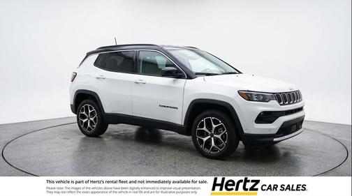 Bright White Clearcoat 2025 Jeep Compass Limited