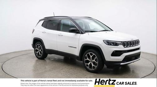 Bright White Clearcoat 2025 Jeep Compass Limited