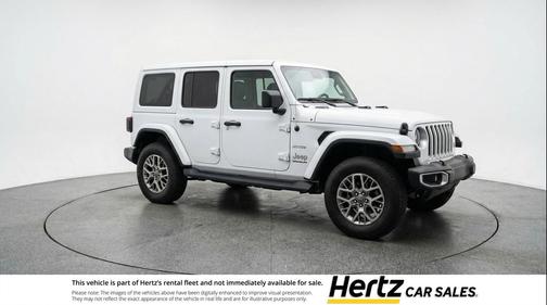 Bright White Clearcoat 2025 Jeep Wrangler 4-Door Sahara 4x4