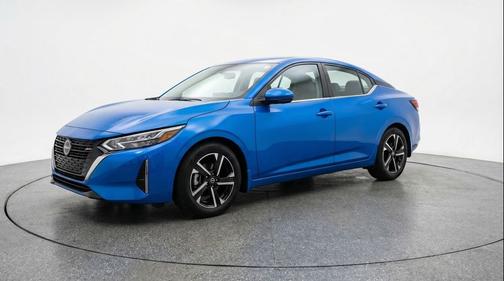Electric Blue Metallic 2025 Nissan Sentra SV