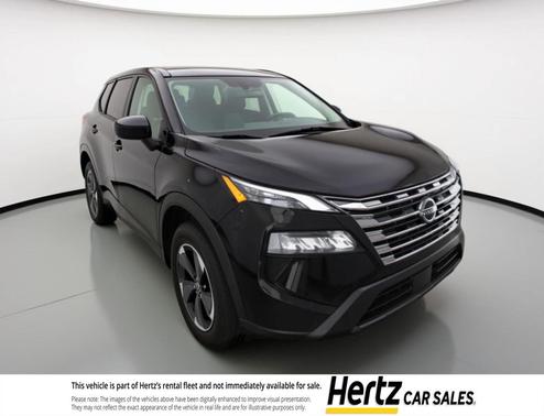 Super Black 2025 Nissan Rogue SV