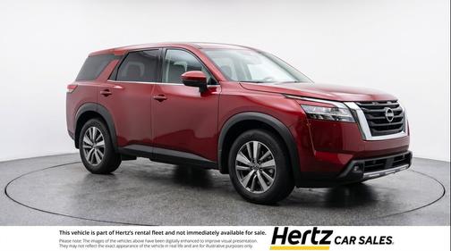 Scarlet Ember Tintcoat 2025 Nissan Pathfinder SV FWD