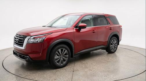 Scarlet Ember Tintcoat 2025 Nissan Pathfinder SV FWD