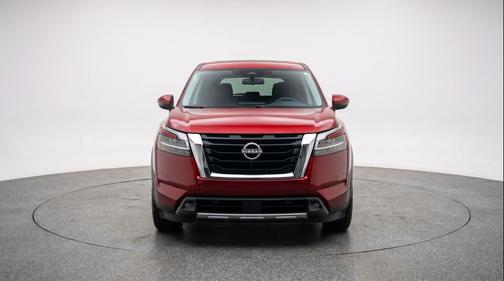 Scarlet Ember Tintcoat 2025 Nissan Pathfinder SV FWD