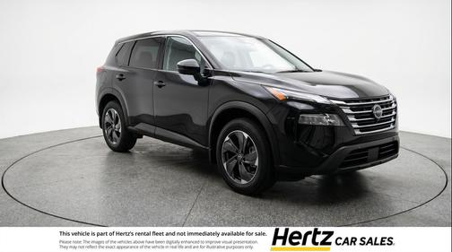 Super Black 2025 Nissan Rogue SV