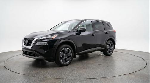 Super Black 2025 Nissan Rogue SV