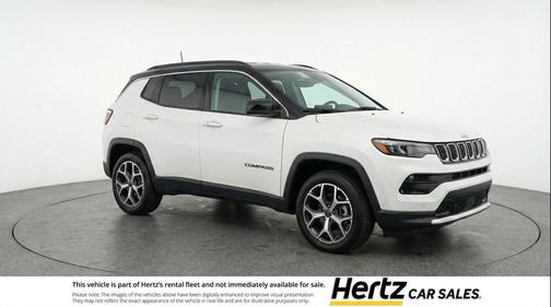 Bright White Clearcoat 2025 Jeep Compass Limited