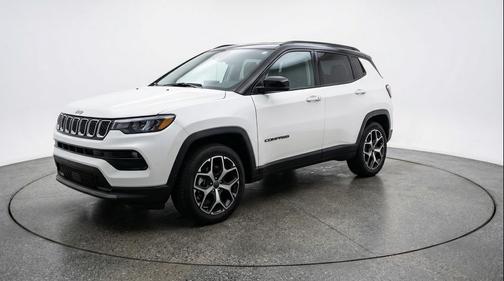 Bright White Clearcoat 2025 Jeep Compass Limited