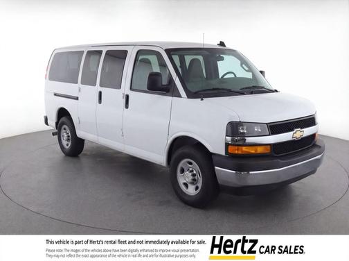 Summit White 2025 Chevrolet Express 3500 RWD 3500 Extended Wheelbase LT