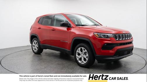 Red Hot Pearlcoat 2025 Jeep Compass Latitude