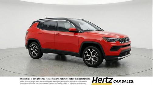 Red Hot Pearlcoat 2025 Jeep Compass Limited