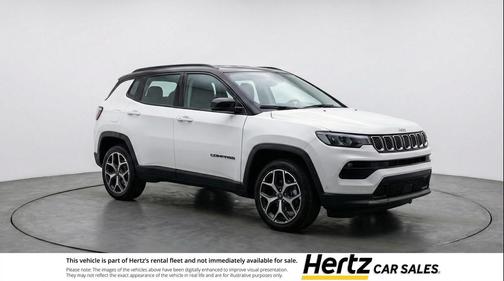 Bright White Clearcoat 2025 Jeep Compass Limited