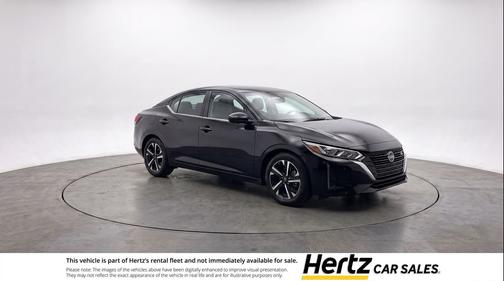 Super Black 2025 Nissan Sentra SV