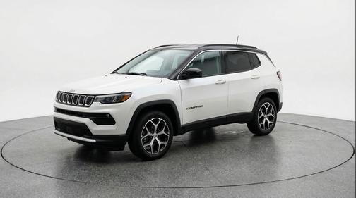 Bright White Clearcoat 2025 Jeep Compass Limited