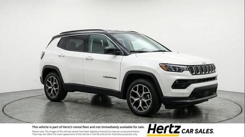 Bright White Clearcoat 2025 Jeep Compass Limited