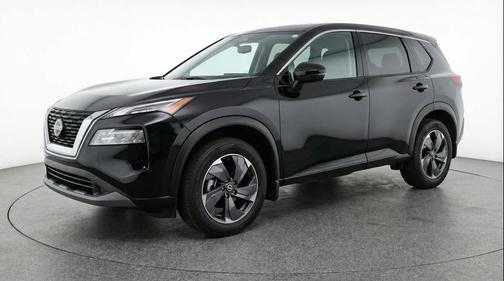 Super Black 2025 Nissan Rogue SV