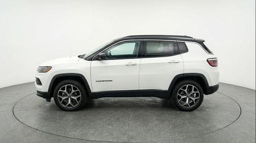 Bright White Clearcoat 2025 Jeep Compass Limited