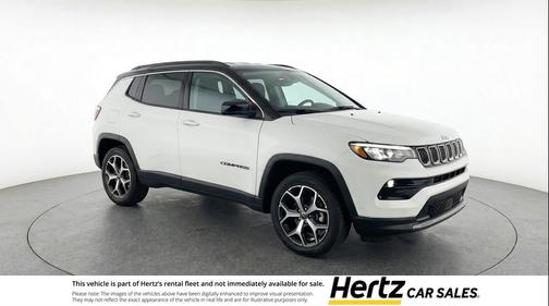 Bright White Clearcoat 2025 Jeep Compass Limited