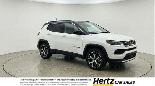 Bright White Clearcoat 2025 Jeep Compass Limited