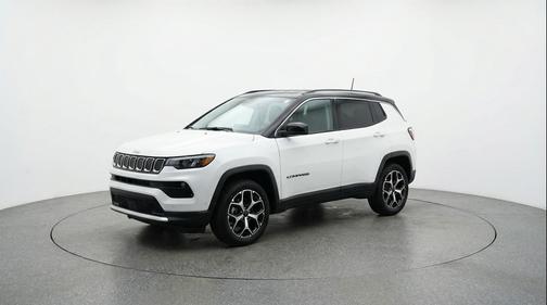 Bright White Clearcoat 2025 Jeep Compass Limited