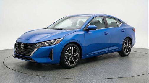 Electric Blue Metallic 2025 Nissan Sentra SV