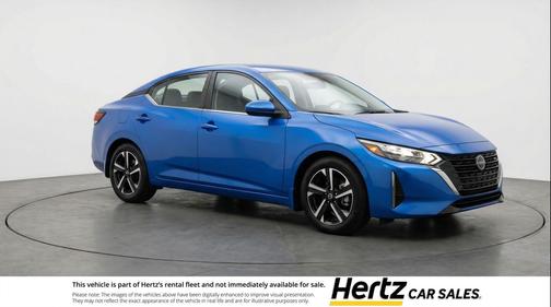 Electric Blue Metallic 2025 Nissan Sentra SV