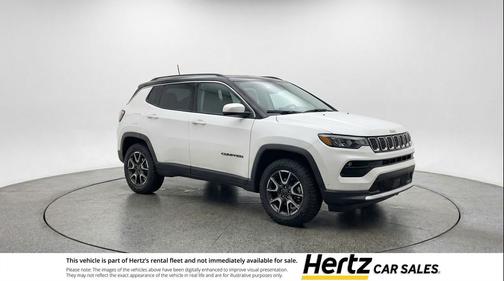 Bright White Clearcoat 2025 Jeep Compass Trailhawk