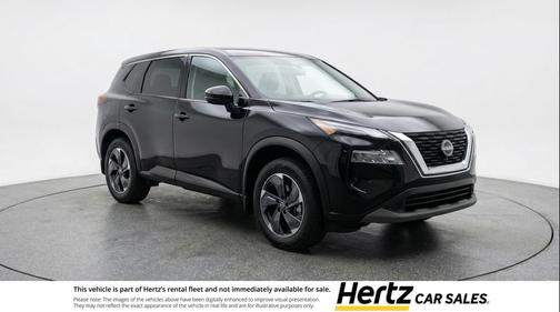 Super Black 2025 Nissan Rogue SV