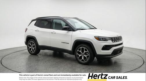 Bright White Clearcoat 2025 Jeep Compass Limited