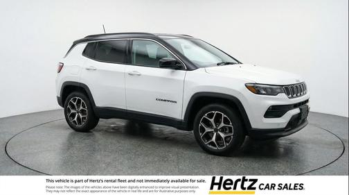 Bright White Clearcoat 2025 Jeep Compass Limited