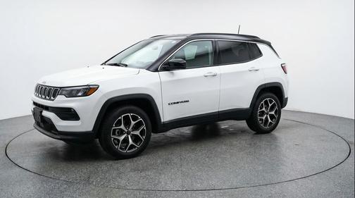 Bright White Clearcoat 2025 Jeep Compass Limited