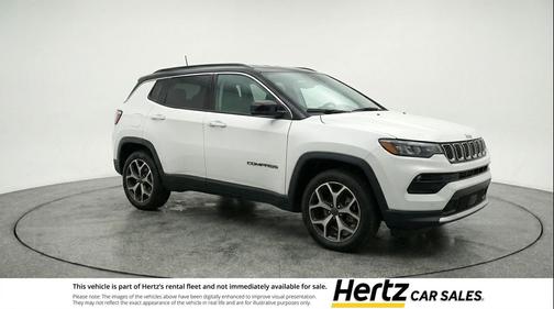 Bright White Clearcoat 2025 Jeep Compass Limited