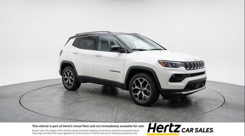 Bright White Clearcoat 2025 Jeep Compass Limited