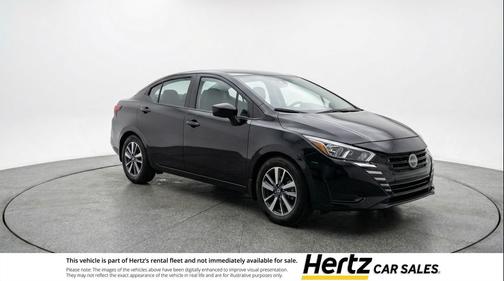 Super Black 2025 Nissan Versa 1.6 SV