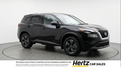 Super Black 2025 Nissan Rogue SV