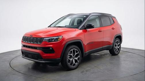 Red 2025 Jeep Compass Limited