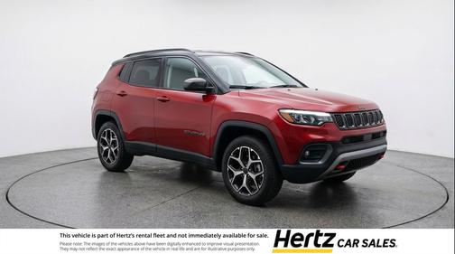 Red 2025 Jeep Compass Limited