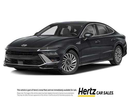 Abyss Black Pearl 2025 Hyundai SONATA Hybrid SE