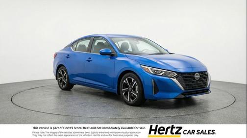 Electric Blue Metallic 2025 Nissan Sentra SV